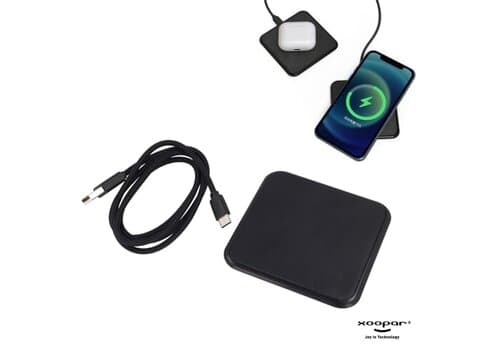 2259 | Xoopar Iné Wireless Fast Charger - Recycled Leather 15W