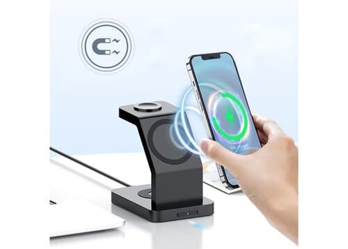 2708 | Xoopar Icon 3 in 1 Magnetic Wireless charger