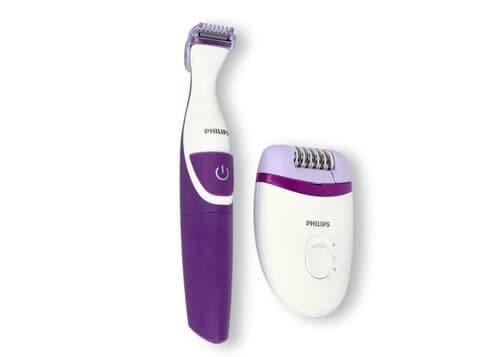 BRP505|Philips Satinelle Kompakt-Epilierer mit Kabel &amp; kabellosem Bikini-Trimmer