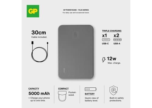 GP B+ Serie Powerbank 5000 mAh