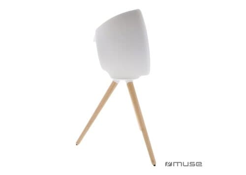 M-655 | Muse Voll-LED, spritzwassergeschützter Bluetooth-Lautsprecher mit Stativ 100W