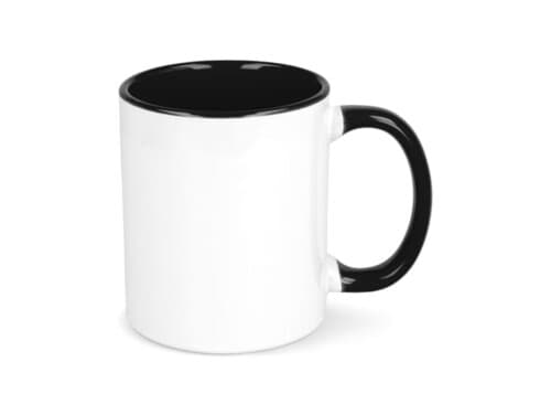 Oslo Sublimationsbecher  farbig innen &amp; Griff 300ml