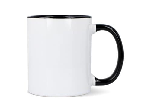 Oslo Sublimationsbecher  farbig innen &amp; Griff 300ml