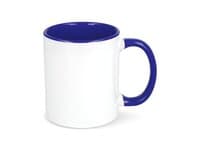 weiß  /  dunkelblau