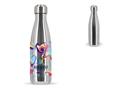 Sagaform Nils Stahlflasche Chrom 500 ml