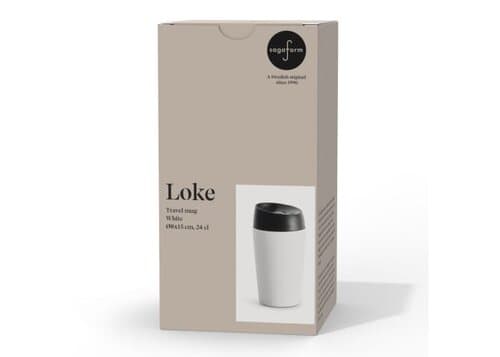 Sagaform Loke Reisebecher Farbe beschichtet 240ml