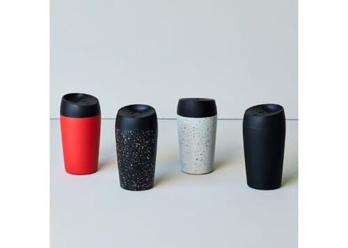 Sagaform Loke Reisebecher mit gummierter Oberfläche 240ml