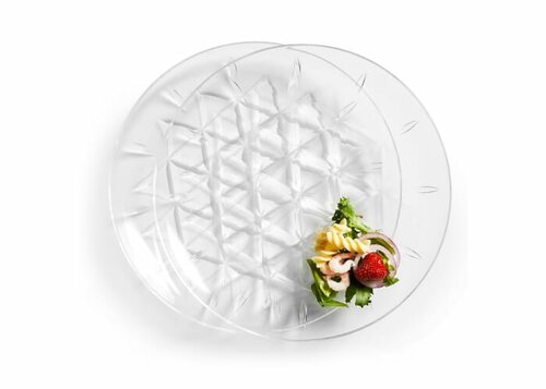 Sagaform Acryl Picknick großer Teller 2er-Set Ø26cm