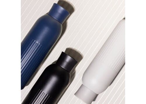 Sagaform Tekla Push Stahlisolierflasche mit Druckverschluss (recycelt) 500 ml