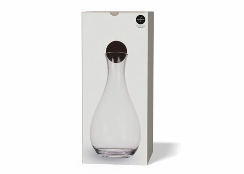 Sagaform Nature Weinkaraffe mit Korkstopfen 2 liter