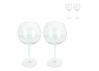 Byon Opacity 2erSet Weingläser mit stilvollem Glasmuster 470ml