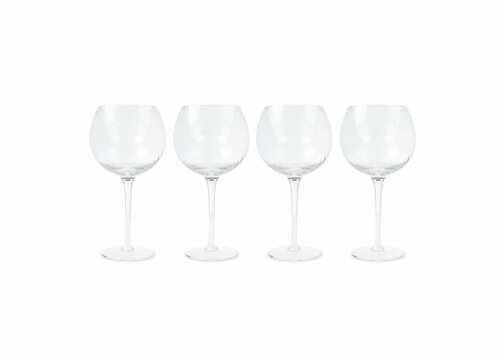 Byon Opacity 4er-Set Weingläser mit stilvollem Glasmuster 470ml