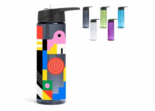 Lord Nelson Wasserflasche mit Strohhalm 700ml