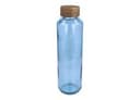 InSideOut Recycelte Glaswasserflasche ReuuZ mit Holzverschluss 650 ml