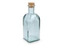 InSideOut Square Recycelte Glaswasserflasche ReuuZ mit Korkverschluss 500ml