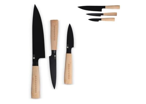 InSideOut 3 Stück Essential Messer Set Ravn