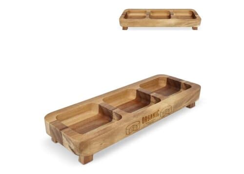 InSideOut Mini-Snacktisch aus Holz, 35cm