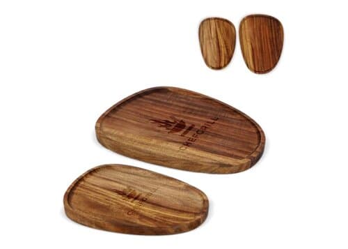 InSideOut 2er-Pack Holztabletts in Bioform