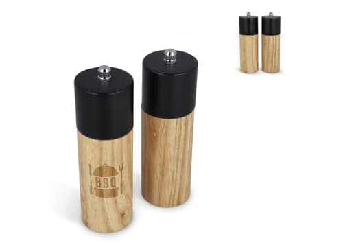 InSideOut Holz-Salz- und Pfeffermühle-Set