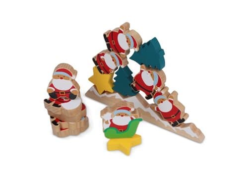 InSideOut Holz Weihnachtsmann Balancierspiel