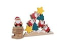 InSideOut Holz Weihnachtsmann Balancierspiel