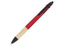3-Farben-Stift mit Bambusgriff