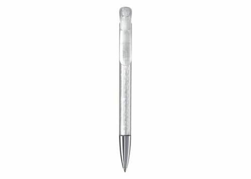 Kugelschreiber Atlas Transparent mit Metallspitze