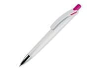 weiß  /  dunkelrosé