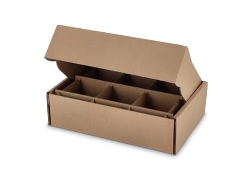 Individuelle Geschenkverpackung für 6 Stück Tassen 34.7 x 24.3 x 9.9 cm