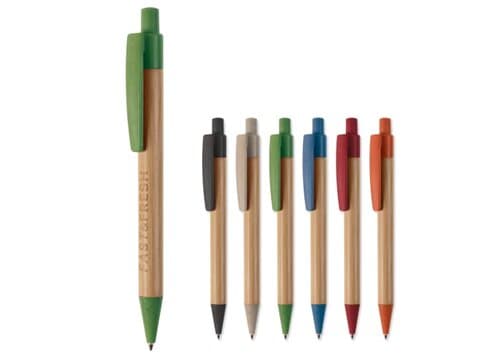 Kugelschreiber Bambus mit Weizenstroh Elementen