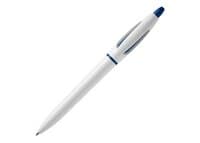 weiß  /  dunkelblau