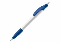weiß  /  royalblau