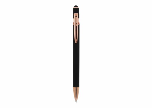 Kugelschreiber Paris Deluxe Metall gummiert