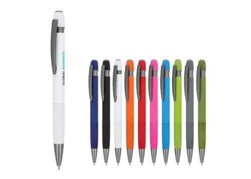 Aluminium-Kugelschreiber Toulouse Softtouch