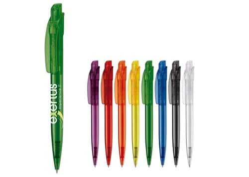 Kugelschreiber Cube Transparent