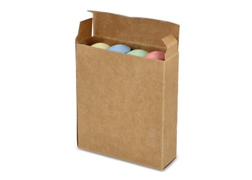 Straßenmalkreide in Kraftkarton