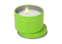 Kirtan-Duftkerze auf Pflanzenbasis in großer recycelter Dose – Bild 3