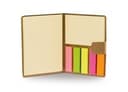 Notizbuch mit Haftnotizen