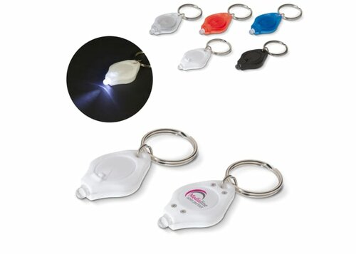 Schlüsselanhänger mit Mini-Taschenlampe