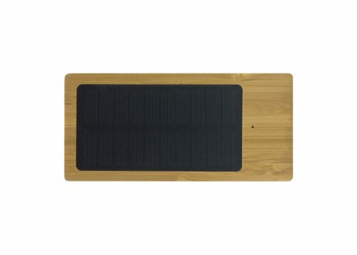 Solar Powerbank Bambus 8000mAh