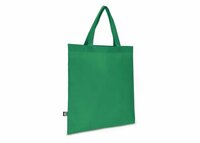 R-PET Tragetasche aus Non Woven mit kurzen Griffen 38 x 42cm 75g/m²