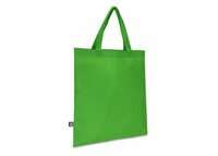 R-PET Tragetasche aus Non Woven mit kurzen Griffen 38 x 42cm 75g/m²
