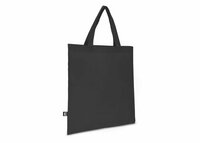 R-PET Tragetasche aus Non Woven mit kurzen Griffen 38 x 42cm 75g/m²