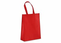 R-PET Tragetasche aus laminiertem Non Woven 30 x 12 x 40cm 105g/m²