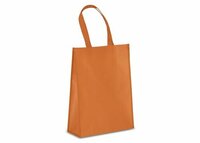 R-PET Tragetasche aus laminiertem Non Woven 30 x 12 x 40cm 105g/m²