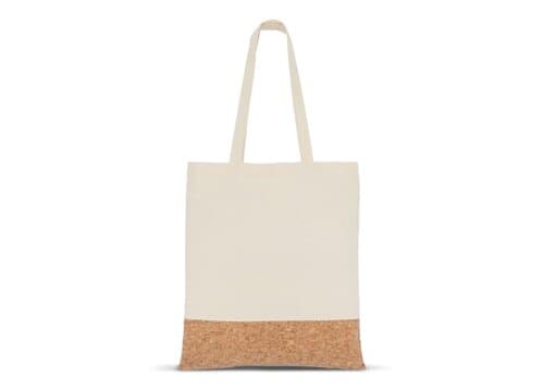 Tragetasche Baumwolle &amp; Kork 170g/m² 35 x 40cm