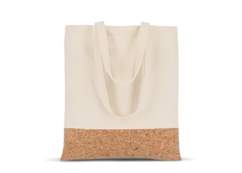 Tragetasche Baumwolle &amp; Kork 170g/m² 35 x 40cm