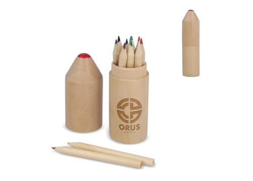 Hochwertiges Buntstiftset aus Holz