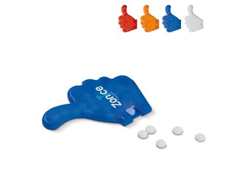 Pfefferminzdose Daumen