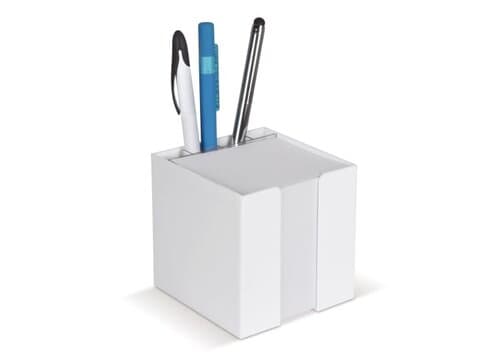Notizzettel 10x10x10cm in Würfelbox mit Stifteköcher